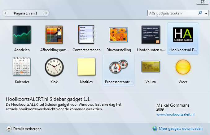 Gadget in de Gadget-galerie